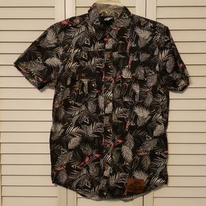 Jurassic World Mens S, short-sleeved button down